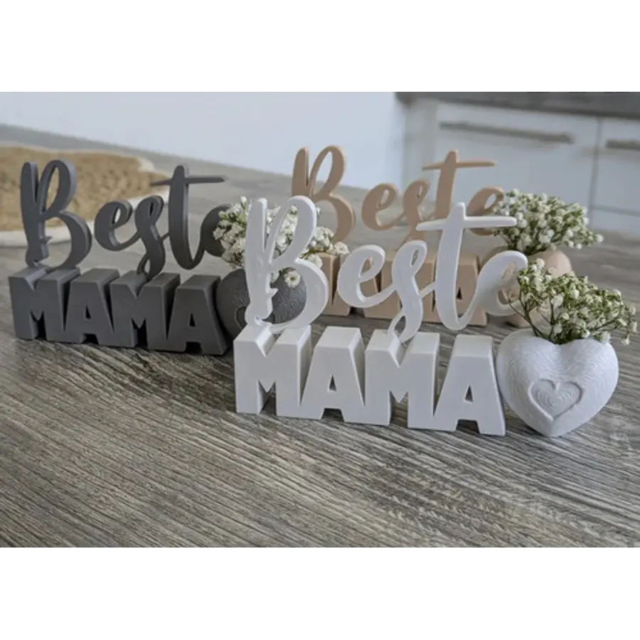 Figura Decorativa Jarrón Con Forma De Corazón Para Mamá
