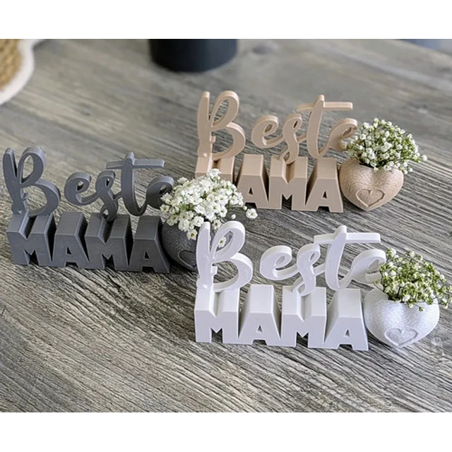 Figura Decorativa Jarrón Con Forma De Corazón Para Mamá