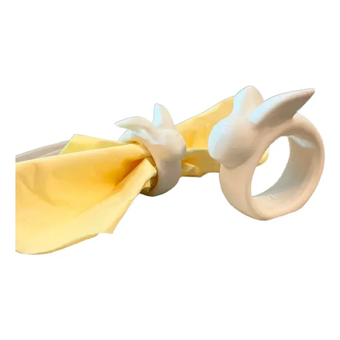 Anillo De Servilleta De Conejo De Pascua 1