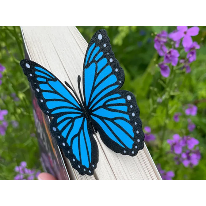 Marcapáginas- Mariposa Morpho Azul 1