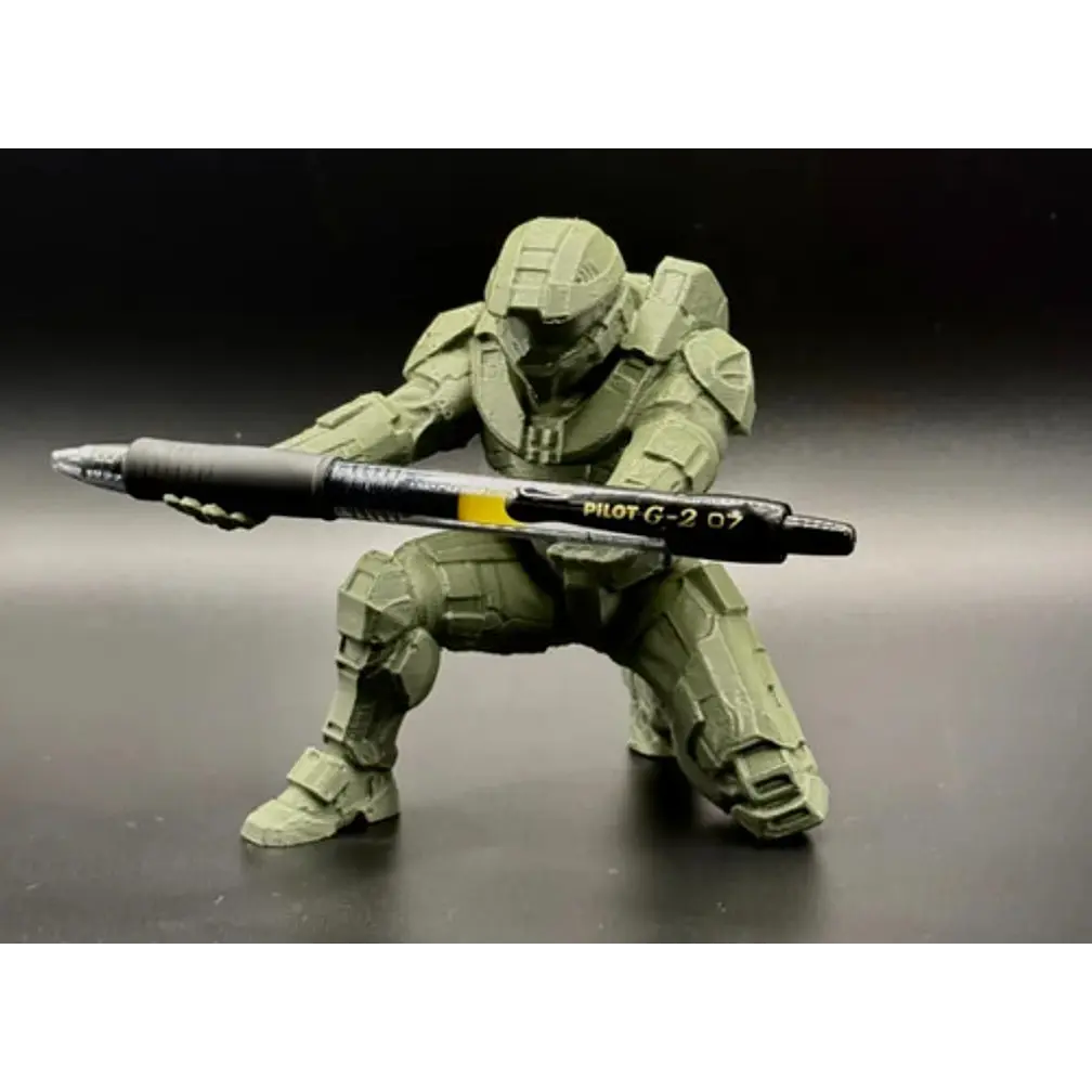 Figura Decorativa Soporte Para Bolígrafos De Halo Master Chi 1