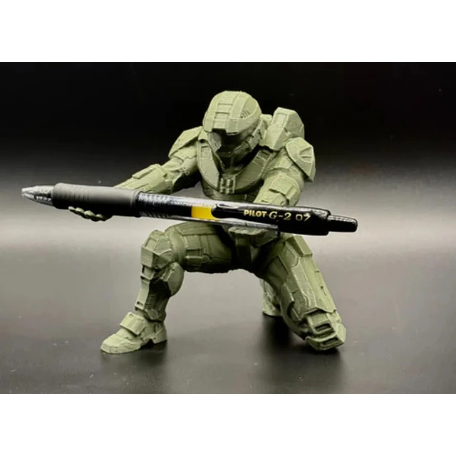 Figura Decorativa Soporte Para Bolígrafos De Halo Master Chi