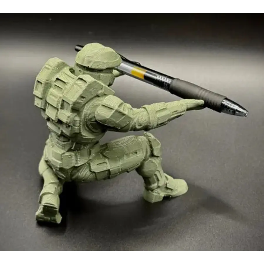 Figura Decorativa Soporte Para Bolígrafos De Halo Master Chi
