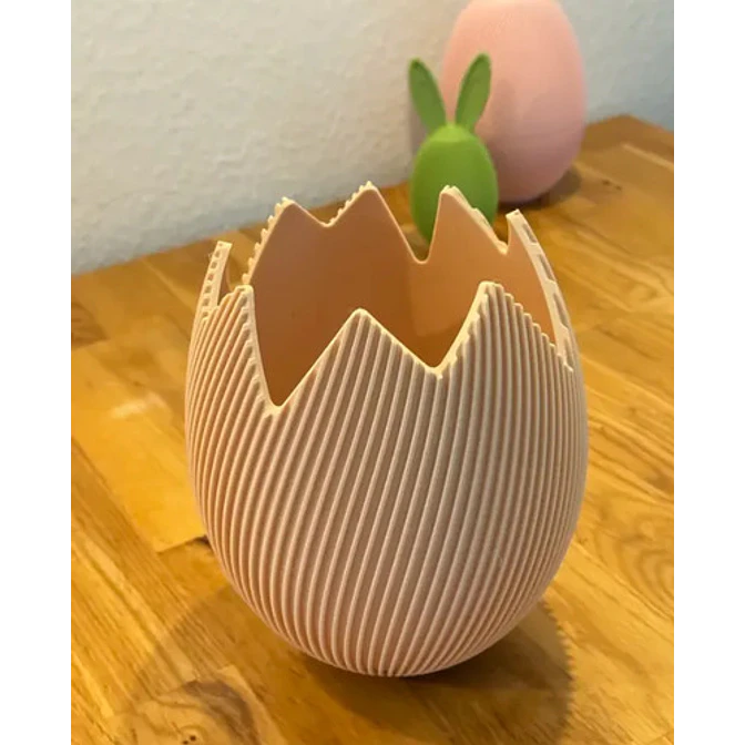 Jarrón De Huevo De Pascua Agrietado 3