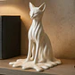 Escultura Gato Surrealista Derritiéndose - Miniatura 1