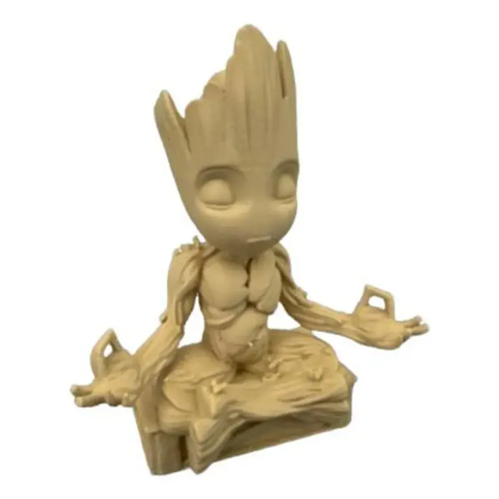 Escultura- Baby Groot Meditando 1