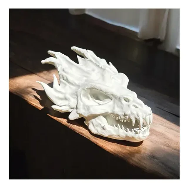 Figura De Cabeza De Dragón - Halloween