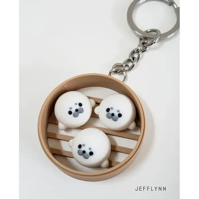 Llavero De Panecillos De Foca 3