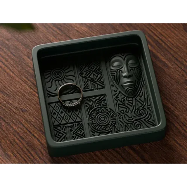 Bandeja Decorativa- Diseño Azteca