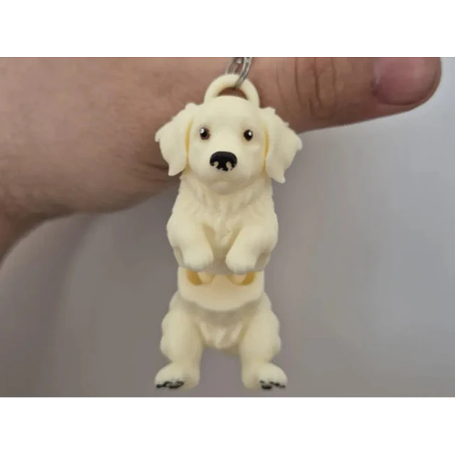 Llavero De Golden Retriever