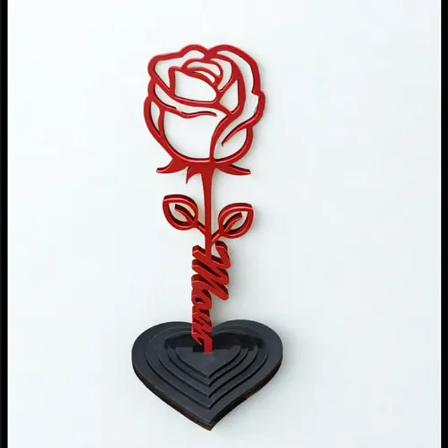 Rosa Para El Día De La Madre