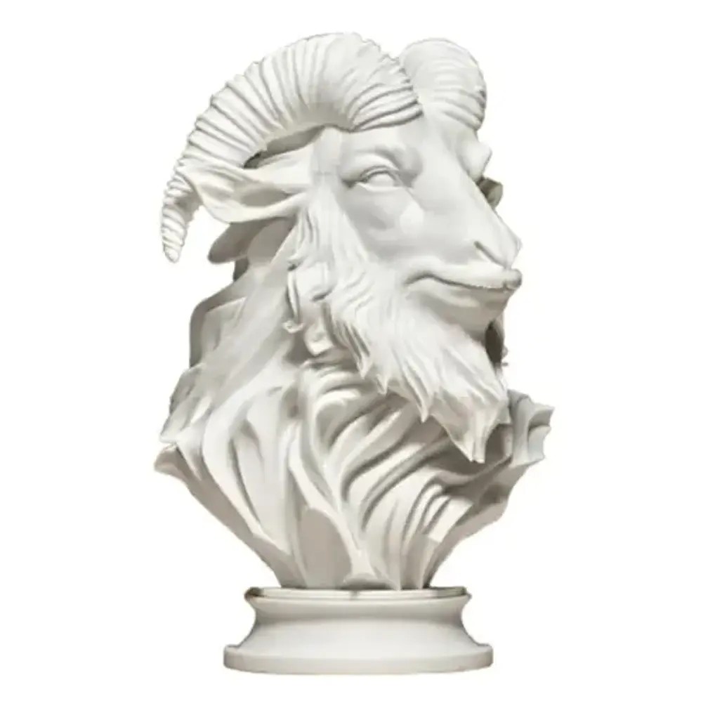 Elegante Escultura De Cabra - Figura Decorativa 1