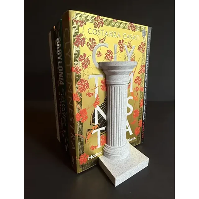 Figura Decorativa De Columnas Romanas Como Sujetalibros
