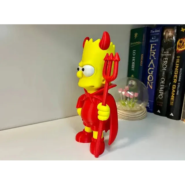 Figura Decorativa- Bart Simpson Diablo
