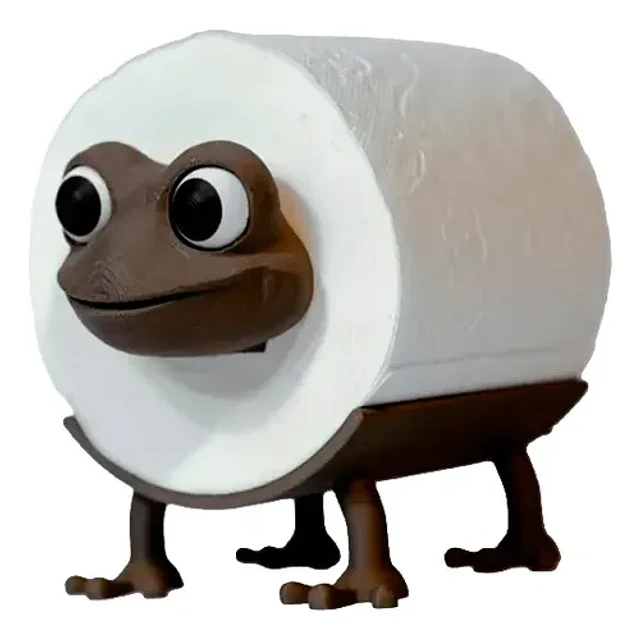 Porta Rollo - Papel Higiénico Ranita