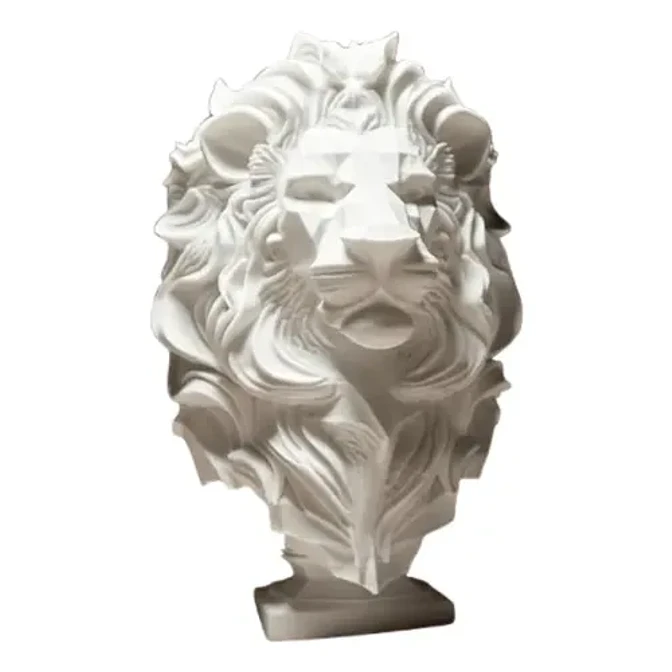 Elegante Escultura De León - Figura Decorativa 1