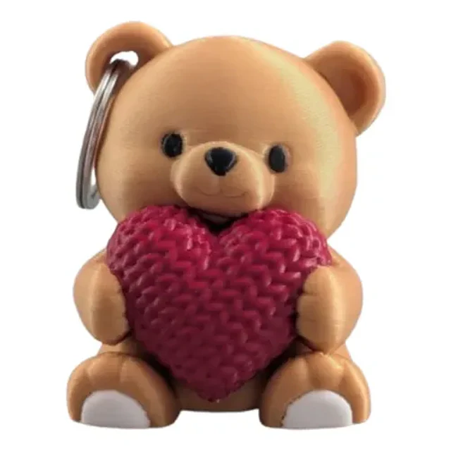 Llavero De Oso Romántico