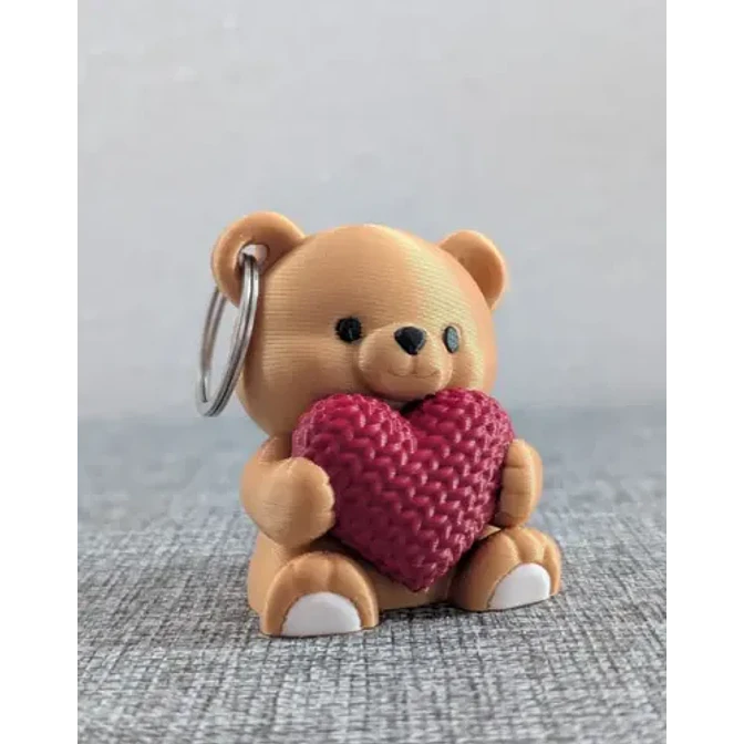 Llavero De Oso Romántico 2