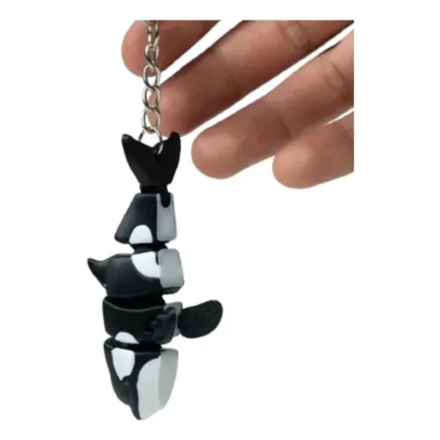 Llavero Articulado De Orca