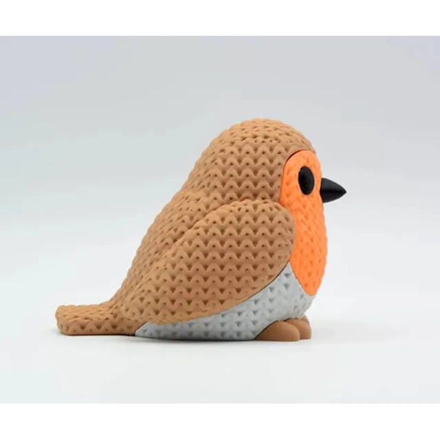 Figura Petirrojo Tejido