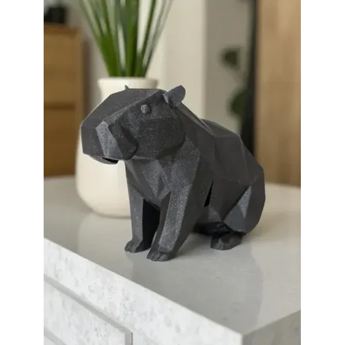 Figura Decorativa Capibara Negro 3