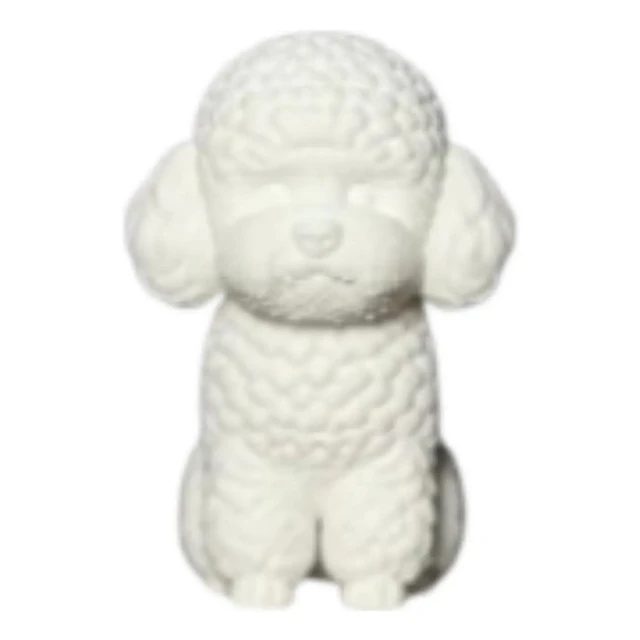 Figura Decorativa Creativa Perrito Blanco