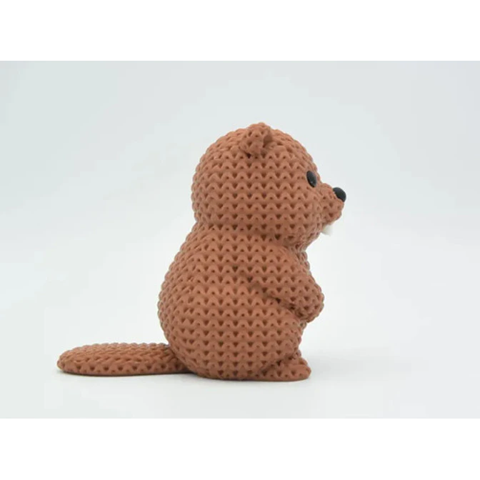 Figura Castor Estilo Tejido 3