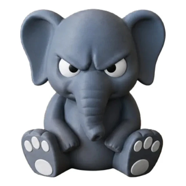 Figura Decorativa- Elefante Gruñón