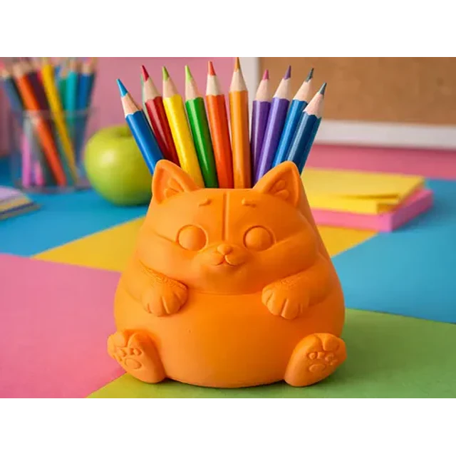 Portalápices- Gatito Gordo