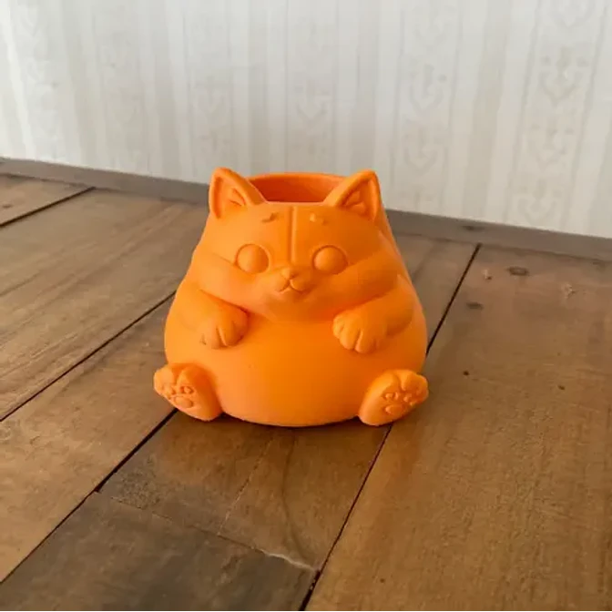 Portalápices- Gatito Gordo 3