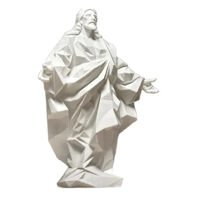 Estatua Geométrica De Jesús