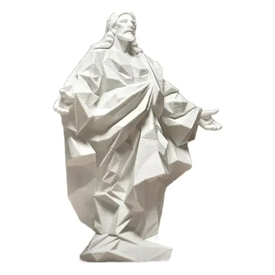 Estatua Geométrica De Jesús