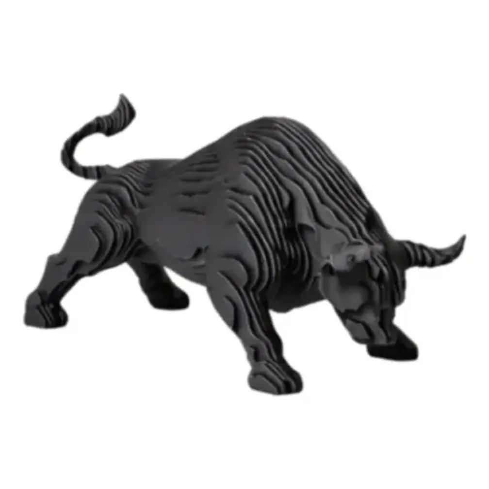 Figura Decorativa Toro Negro 1