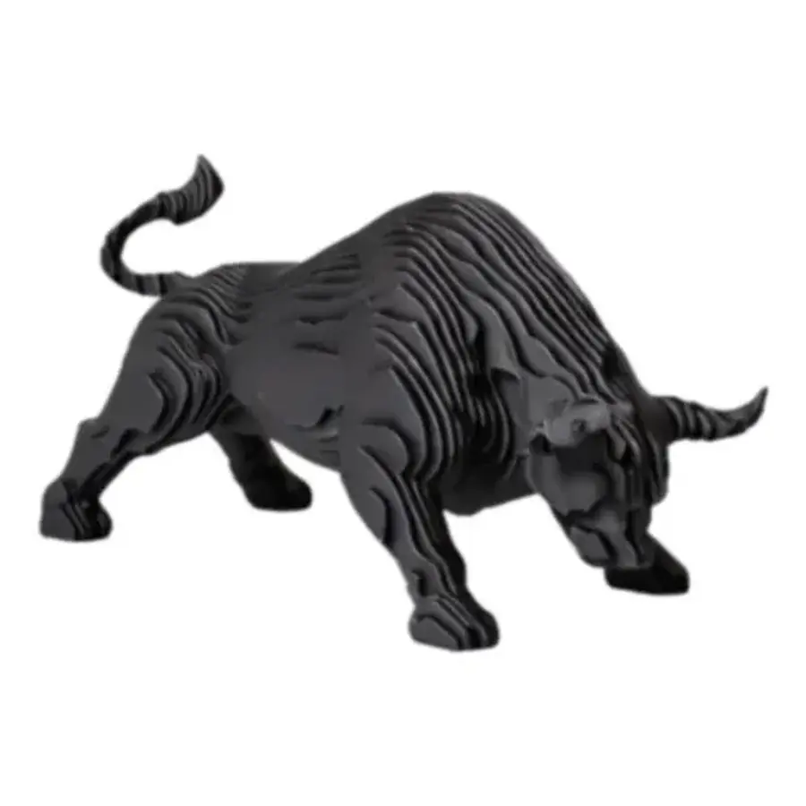 Figura Decorativa Toro Negro