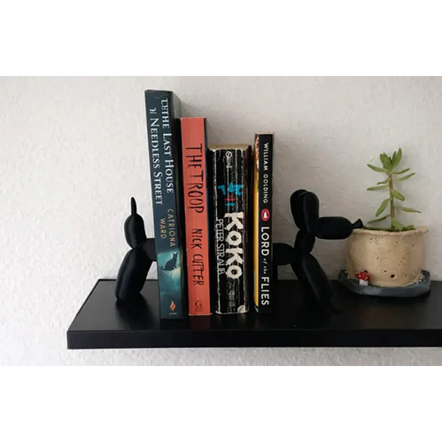 Sujeta Libros Perro Globo