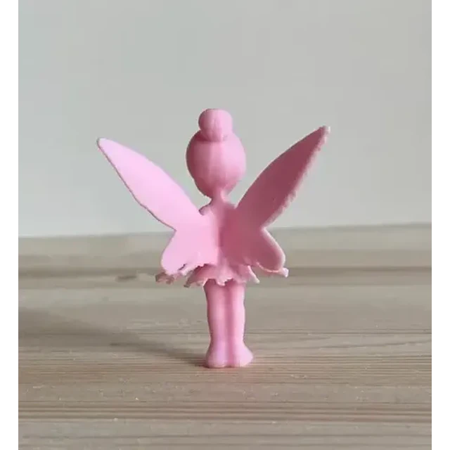 Figura De Decoración De Hada Rosada