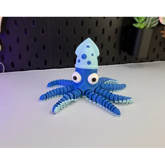 Figura Decorativa- Pulpo Inteligente Articulado