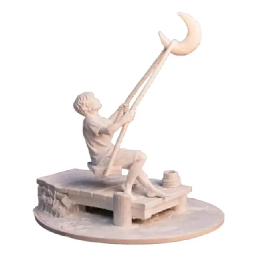 Escultura Decorativa- Niño Soñador