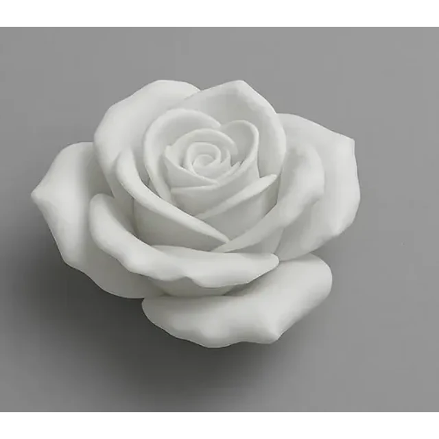 Figura De Rosa Blanca