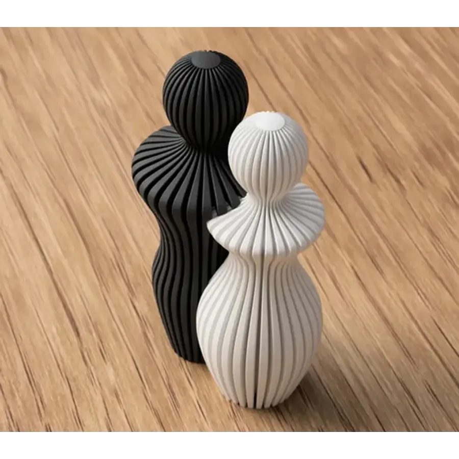 Decoración Hogar - Pareja Blanco Y Negro