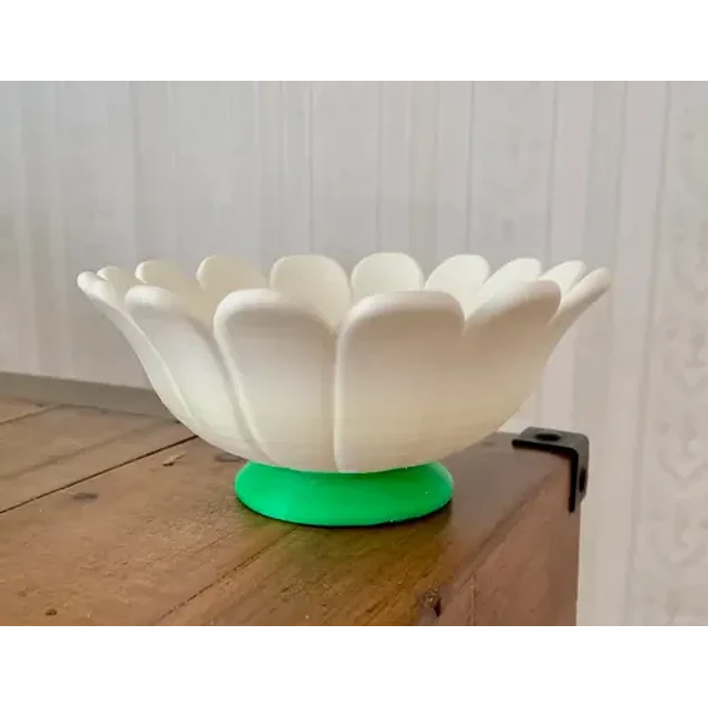 Hermoso Cuenco En Forma De Margarita