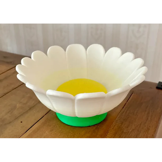 Hermoso Cuenco En Forma De Margarita