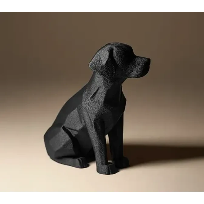 Decoración De Perro Labrador Color Negro 3