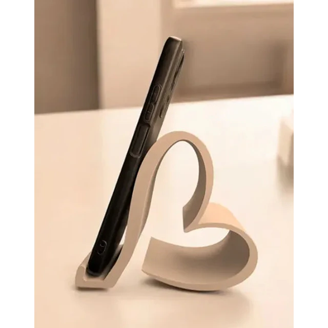 Sujeta Celular En Forma De Corazón