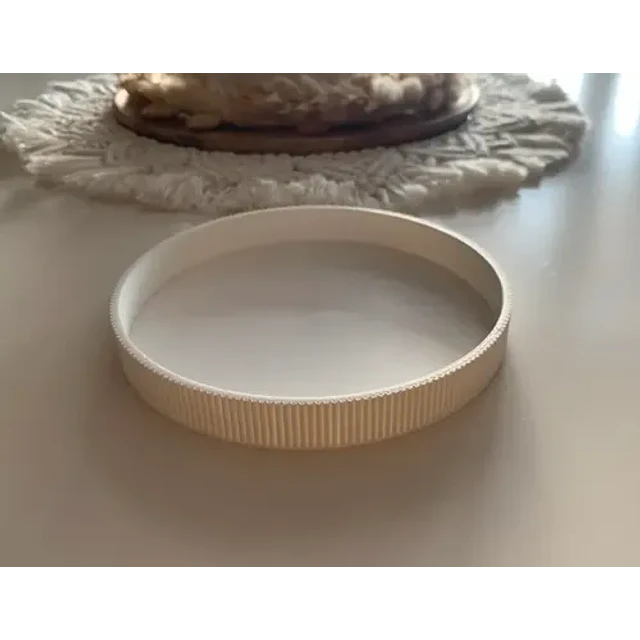 Cuenco Decorativo, Bandeja, Bandeja Para Velas Acanalados
