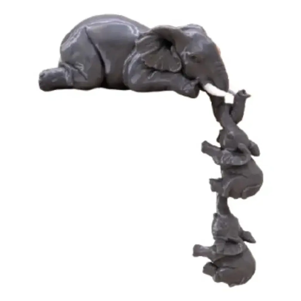 Figura Decoración- Familia De Elefantes 2