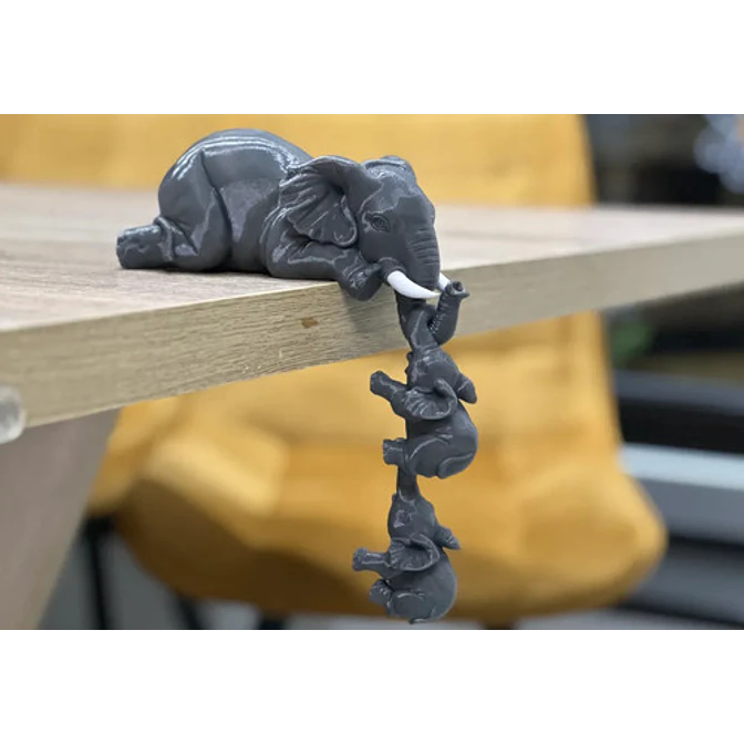 Figura Decoración- Familia De Elefantes 4
