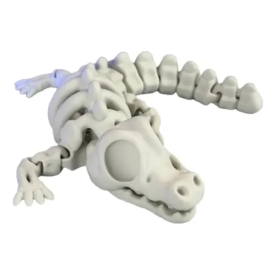 Figura Decorativa- Cocodrilo Articulado