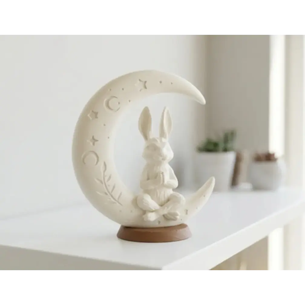 Escultura Decorativa- Conejo Lunar 2