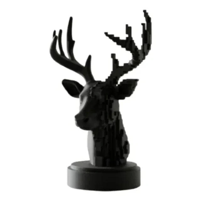 Escultura Decorativa- Ciervo Pixelado